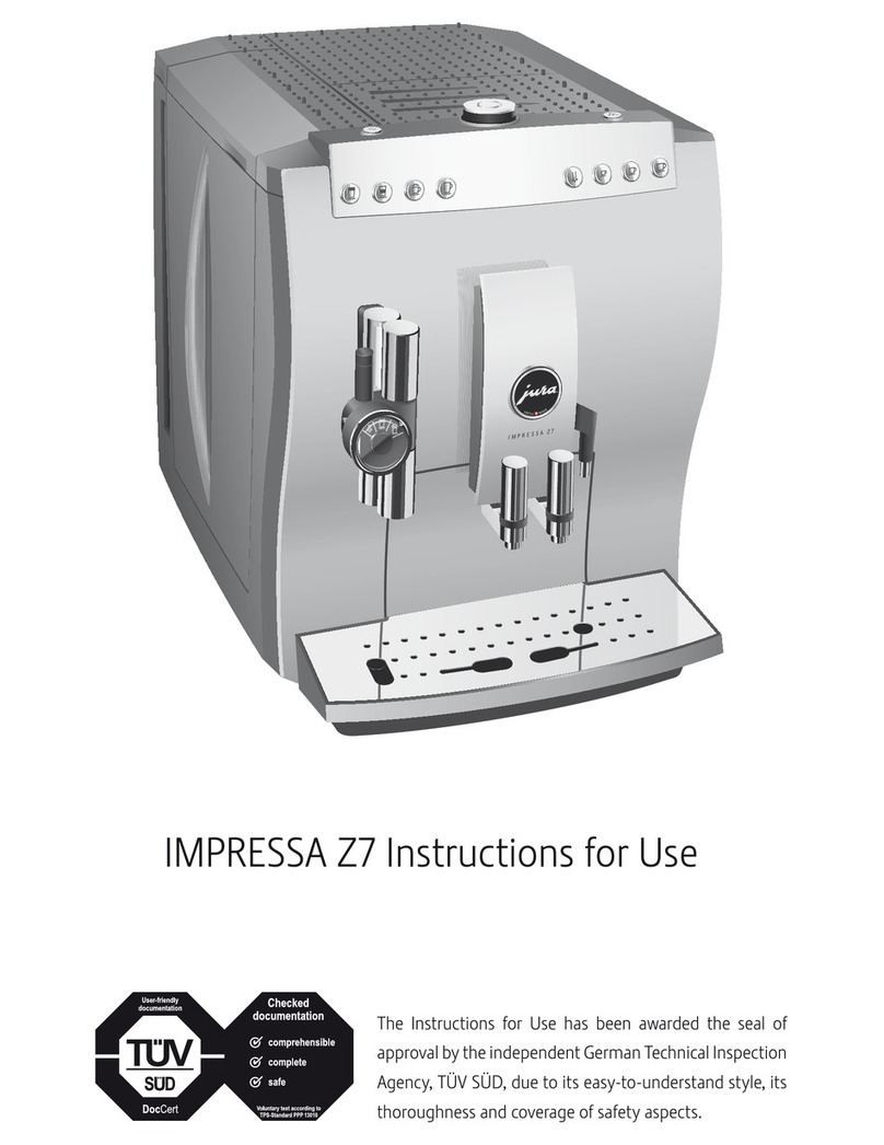 Jura IMPRESSA Z7 User manual