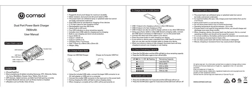 COMSOL R78DP User manual