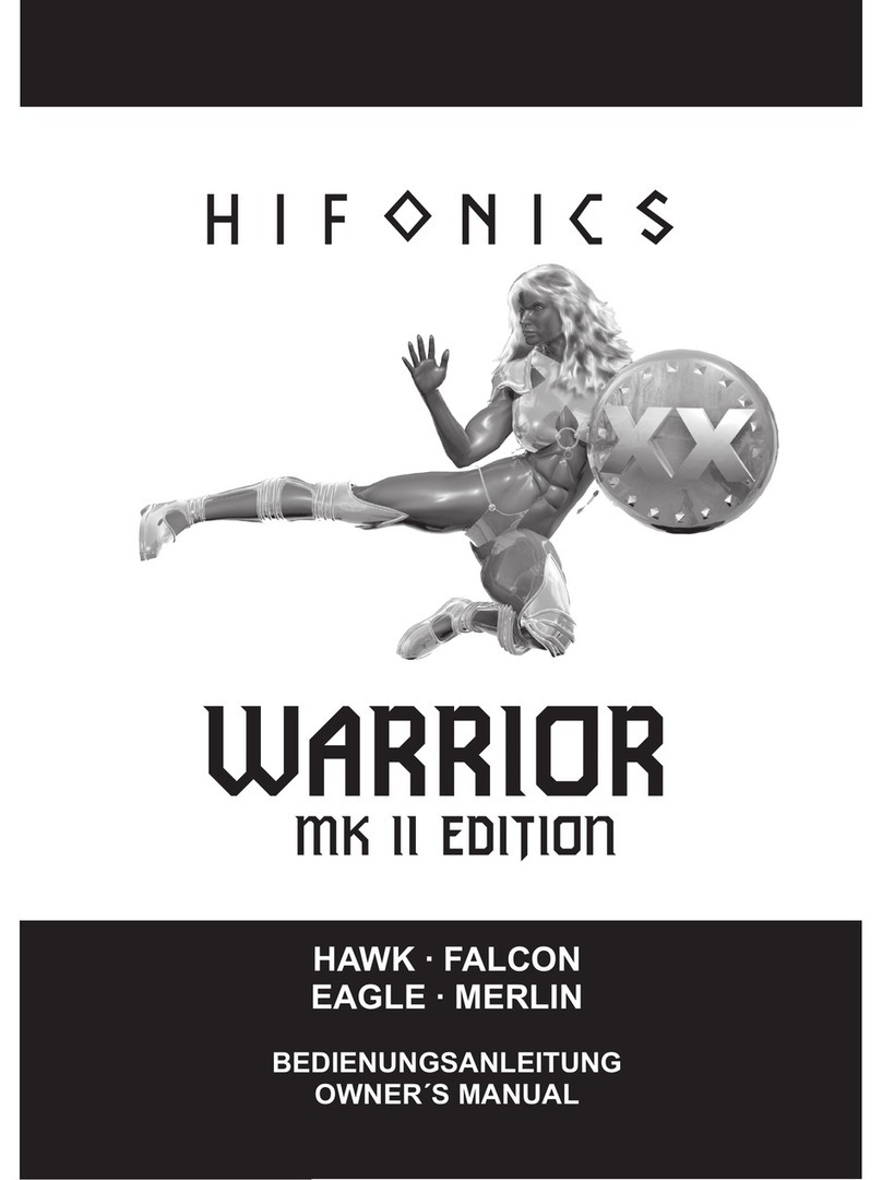 Hifonics WARRIOR HAWK MK II User manual