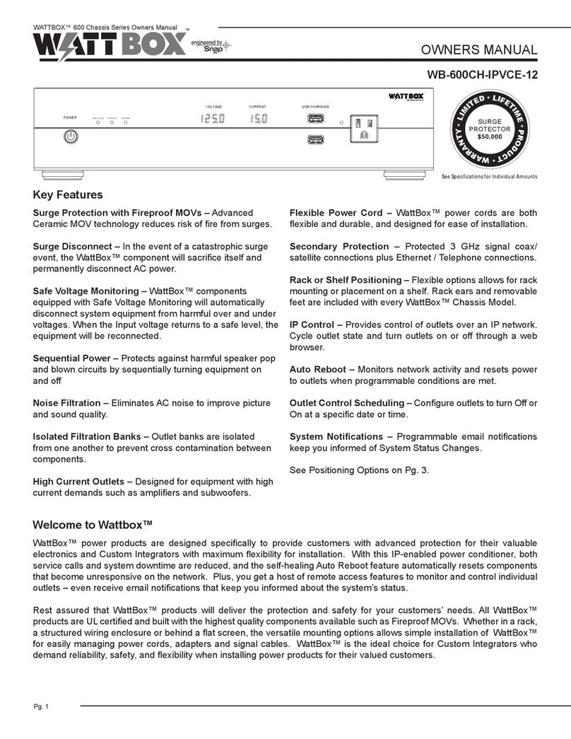 watt box WB-600CH-IPVCE-12 owner's manual
