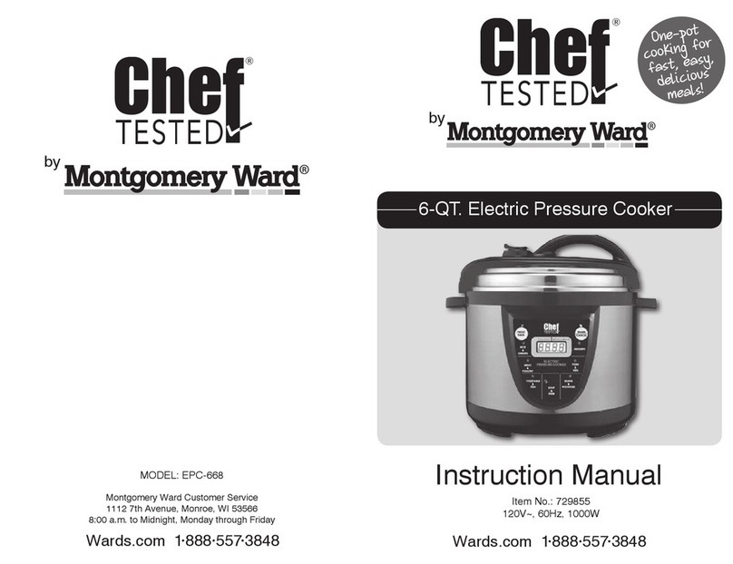 Chef Tested EPC-668 instruction manual