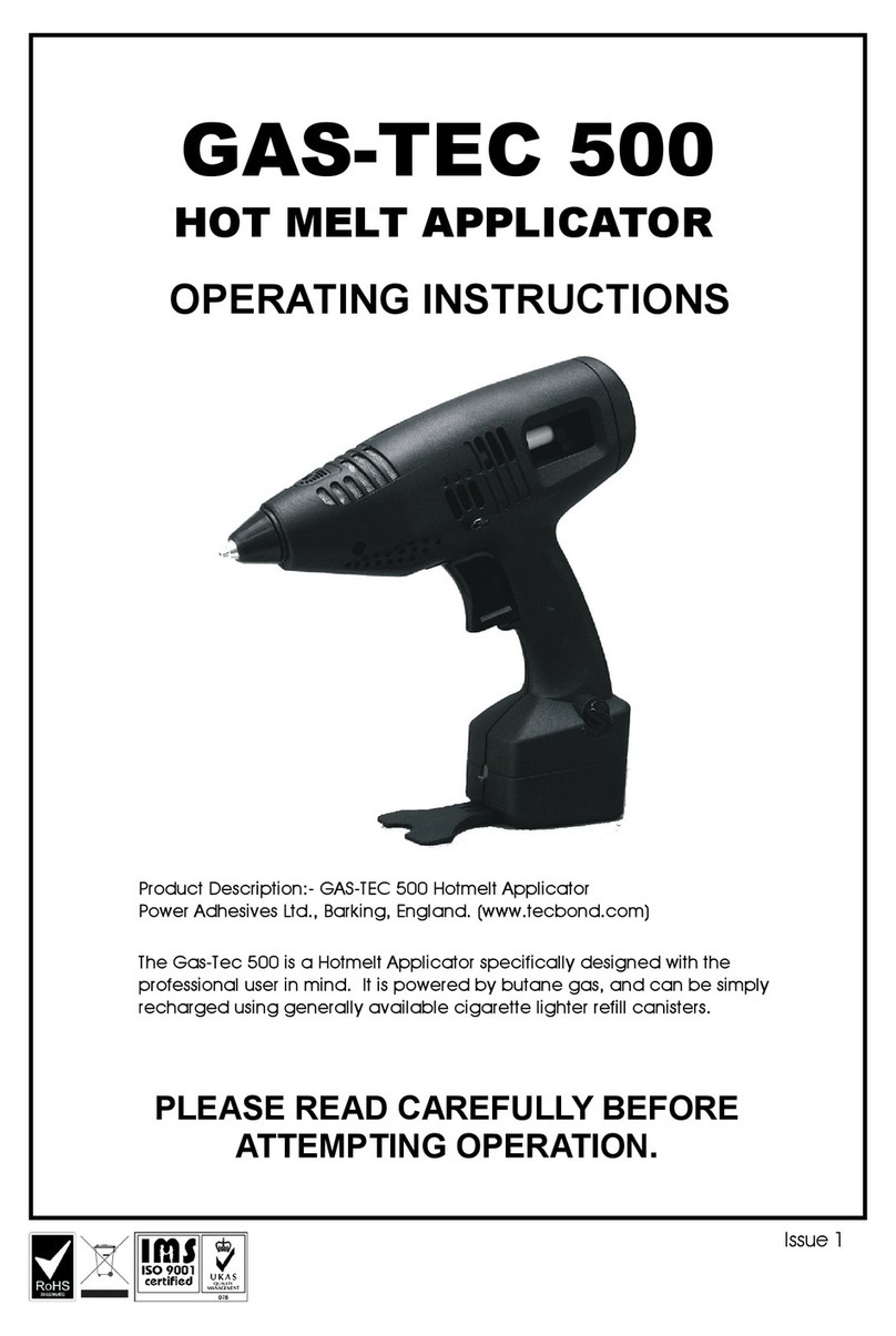 Gas-Tec GAS-TEC 500 operating instructions
