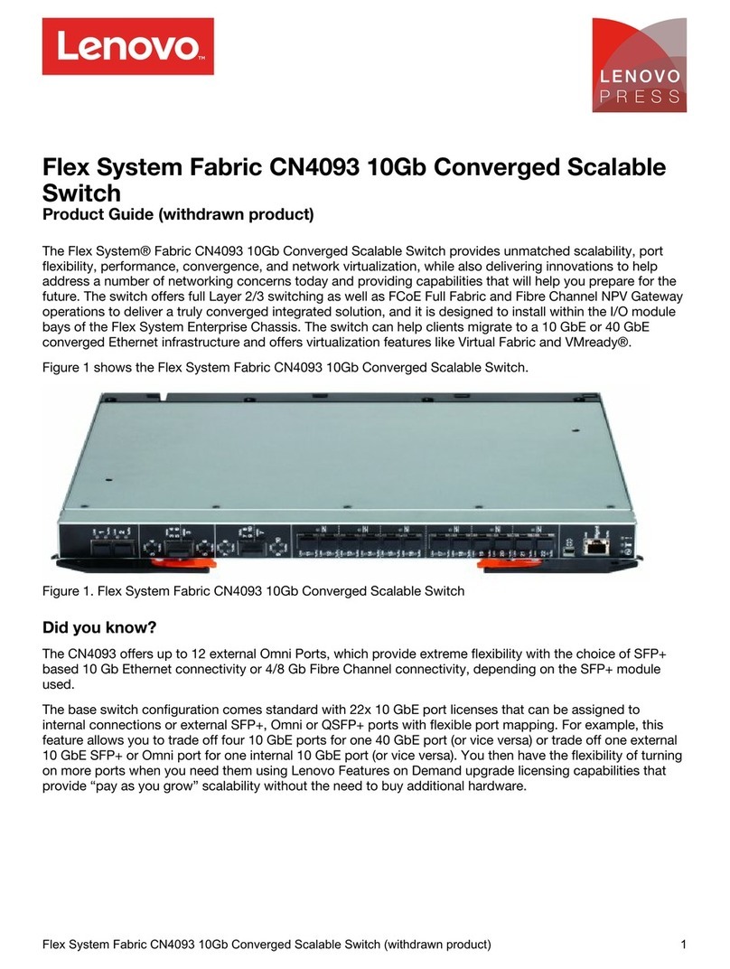 Lenovo Flex System Fabric CN4093 User manual