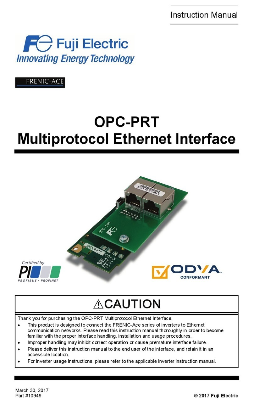 Fuji Electric OPC-PRT instruction manual