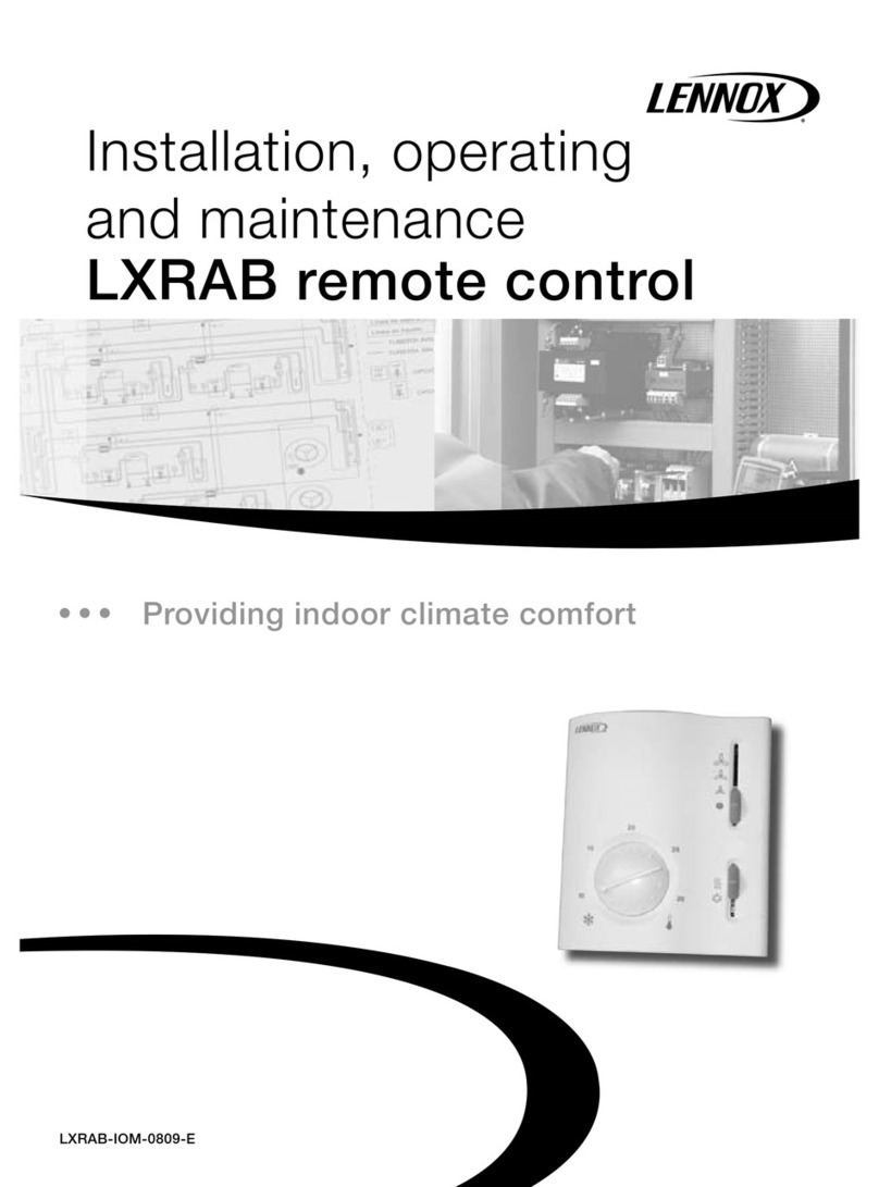 Lennox LXRAB10 User manual