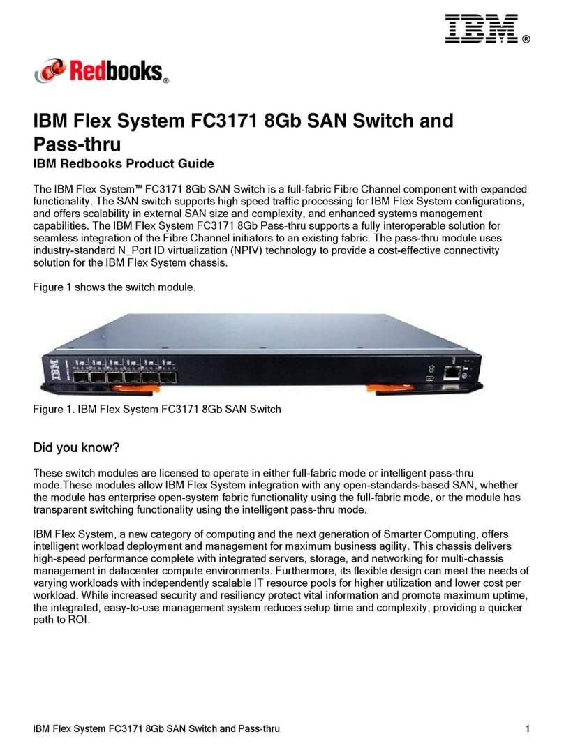 IBM Flex System FC3171 User manual