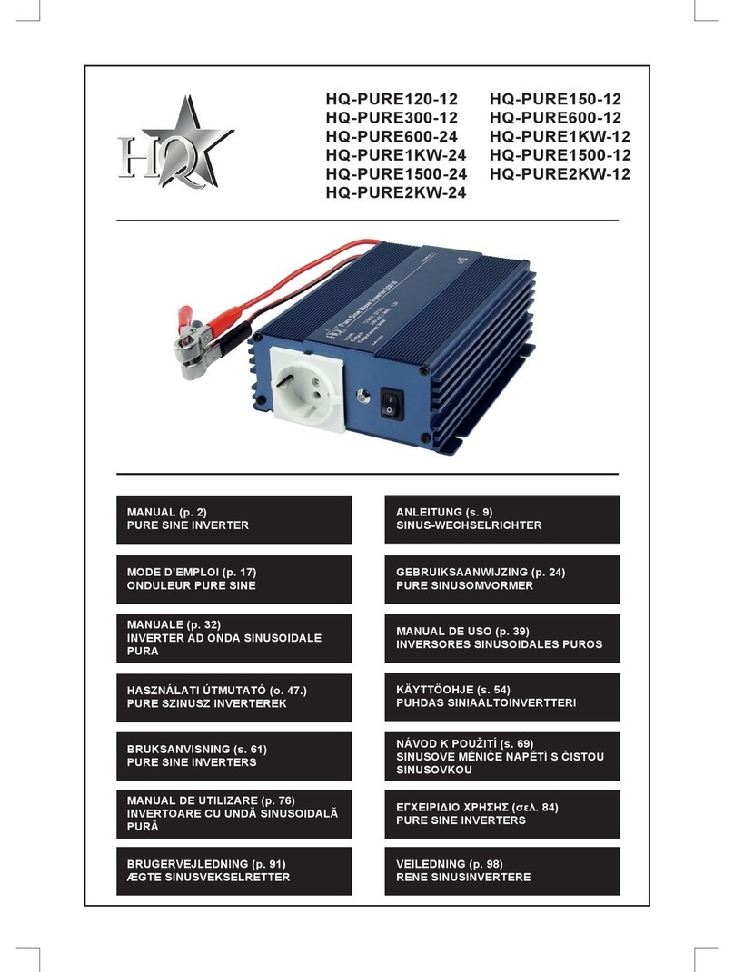HQ HQ-PURE150-12 manual