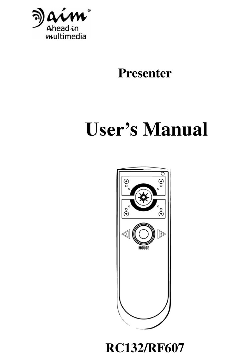 Aim RC132 user manual