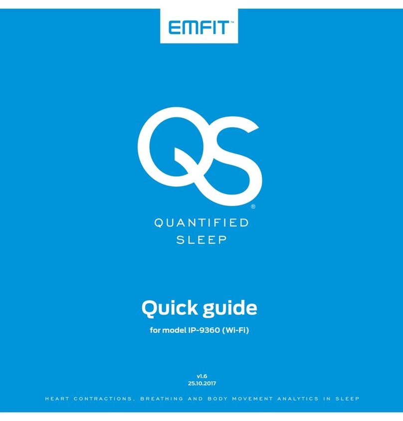Emfit Quantified Sleep IP-9360 quick guide