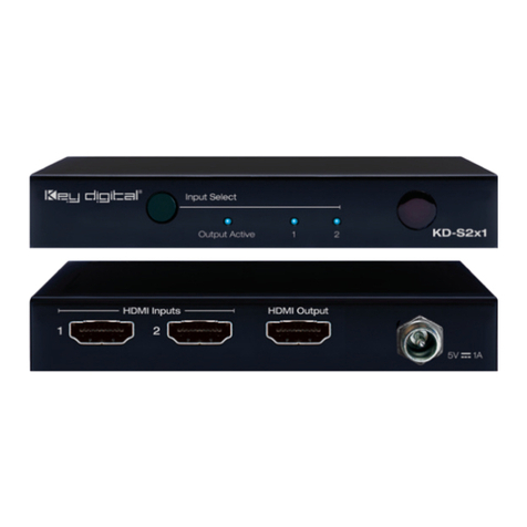 Key Digital KD-S2x1 User manual