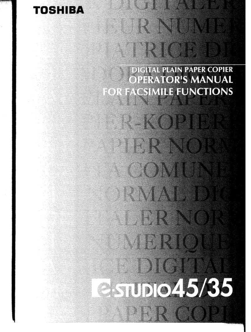 Toshiba e-STUDIO45 User manual