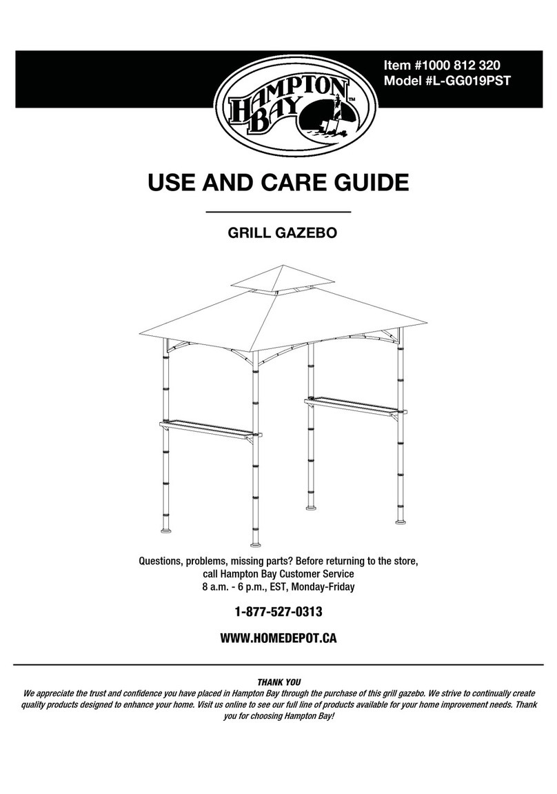 The Hampton Bay L-GG019PST Use and care guide
