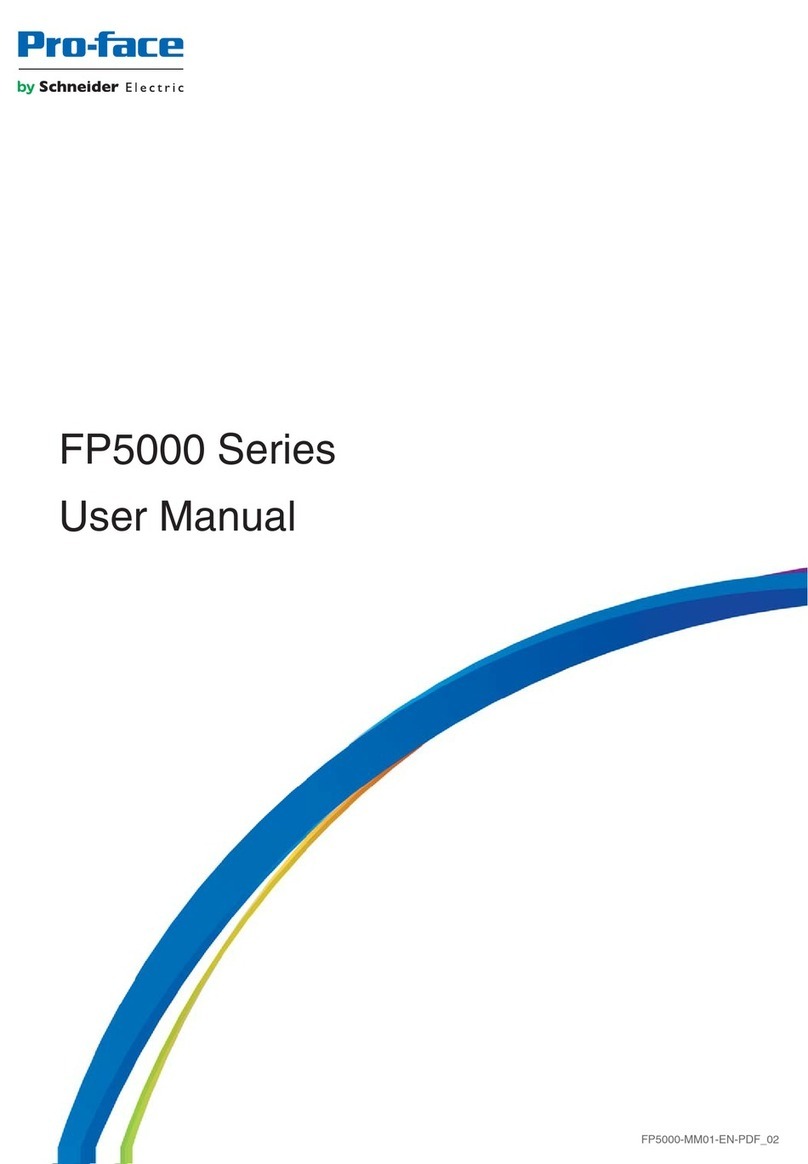 Pro-face FP5000 Series User manual