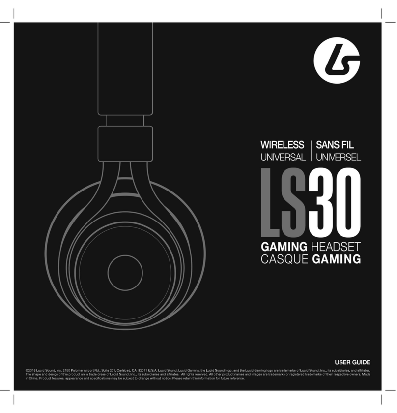 Lucid Sound LS30 user manual