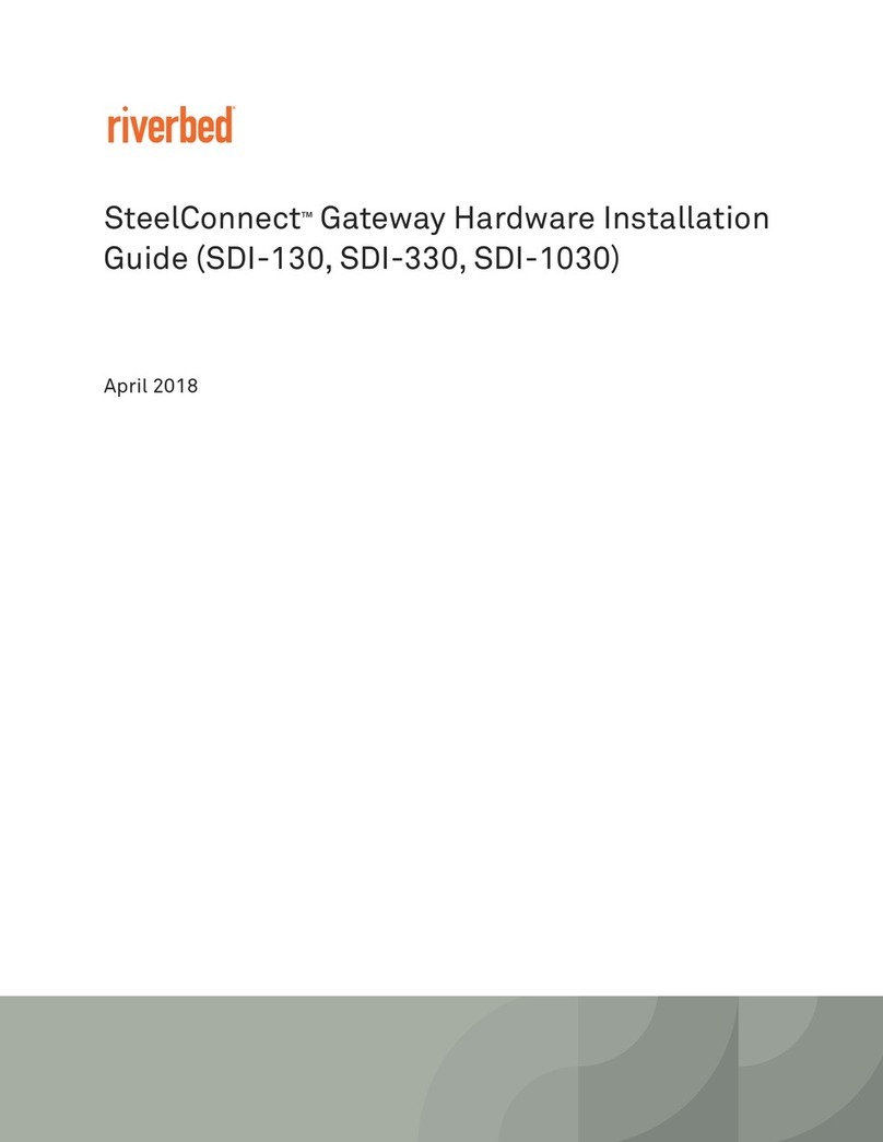 Riverbed SteelConnect SDI-130W Hardware installation guide