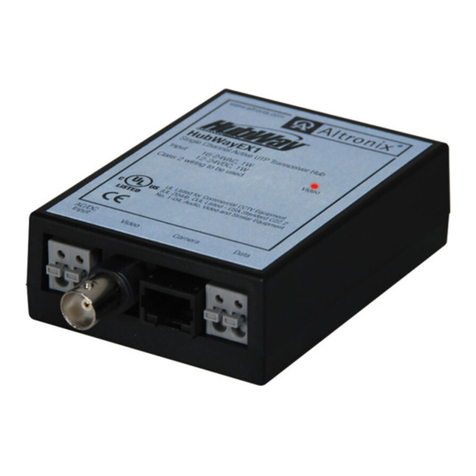 Altronix HubWayEX1 User manual