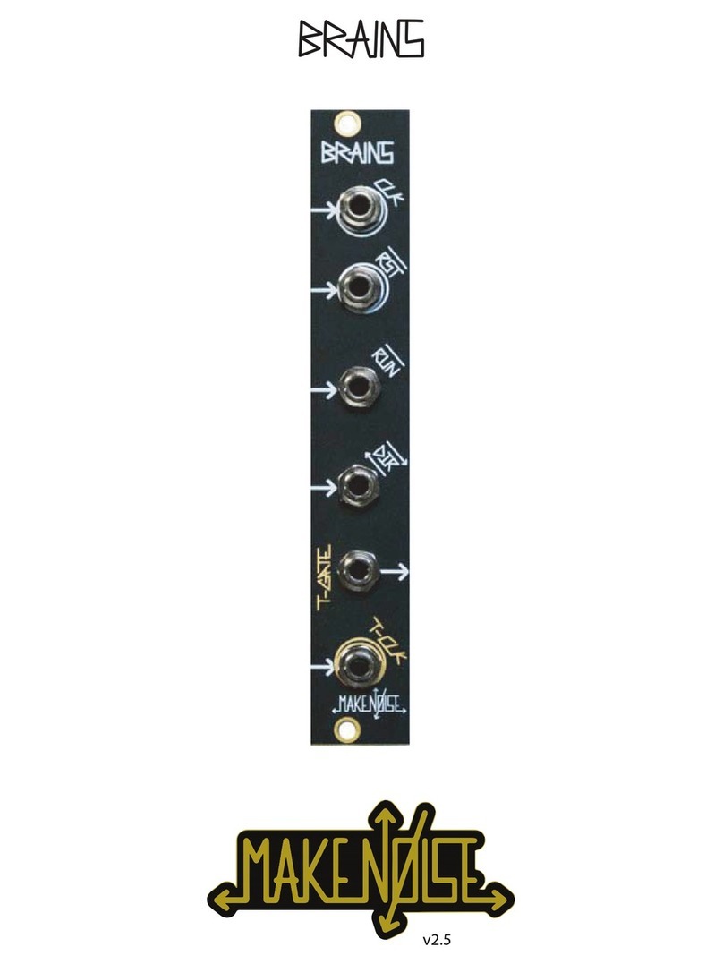 Make Noise Brains User manual