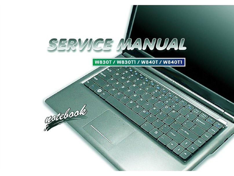Clevo W830T User manual