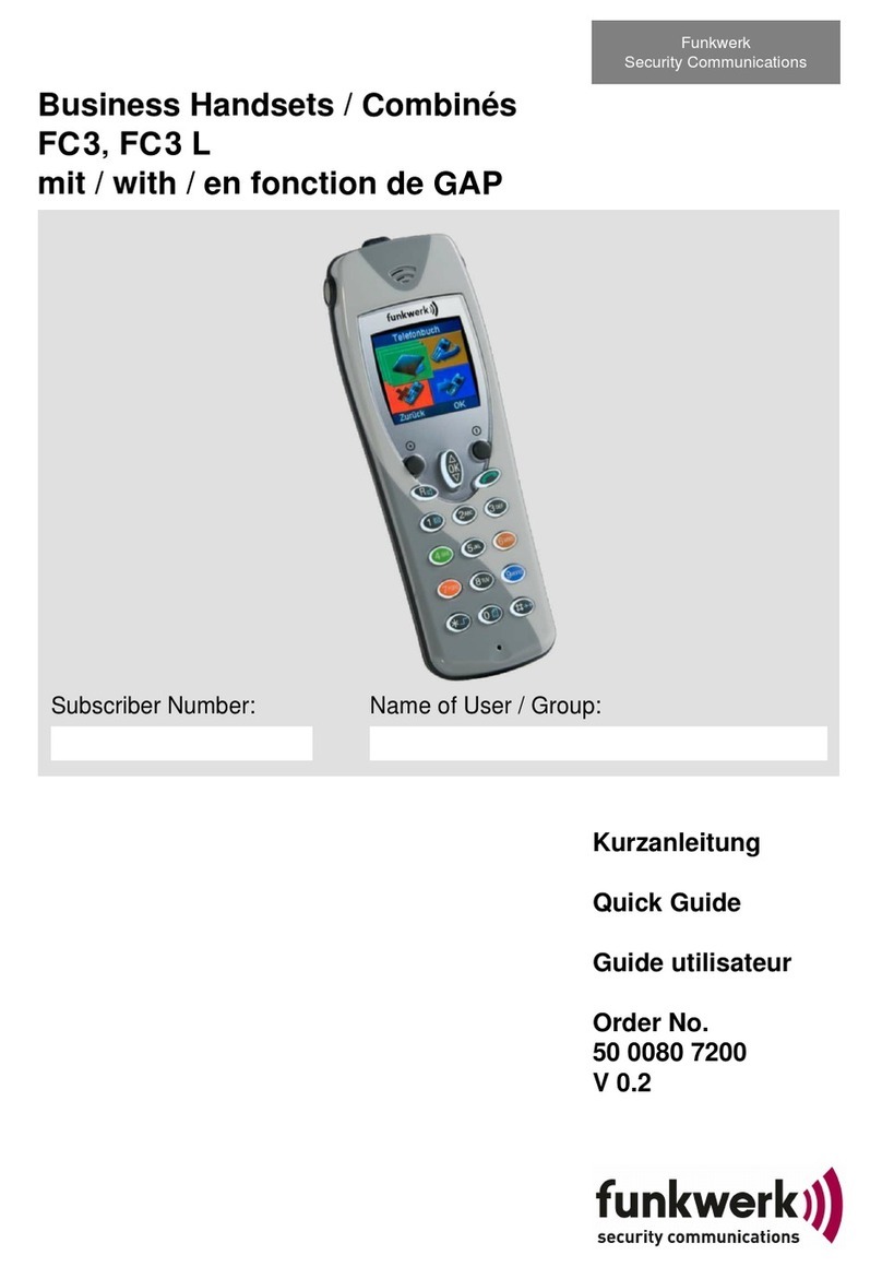 Funkwerk FC3 L User manual