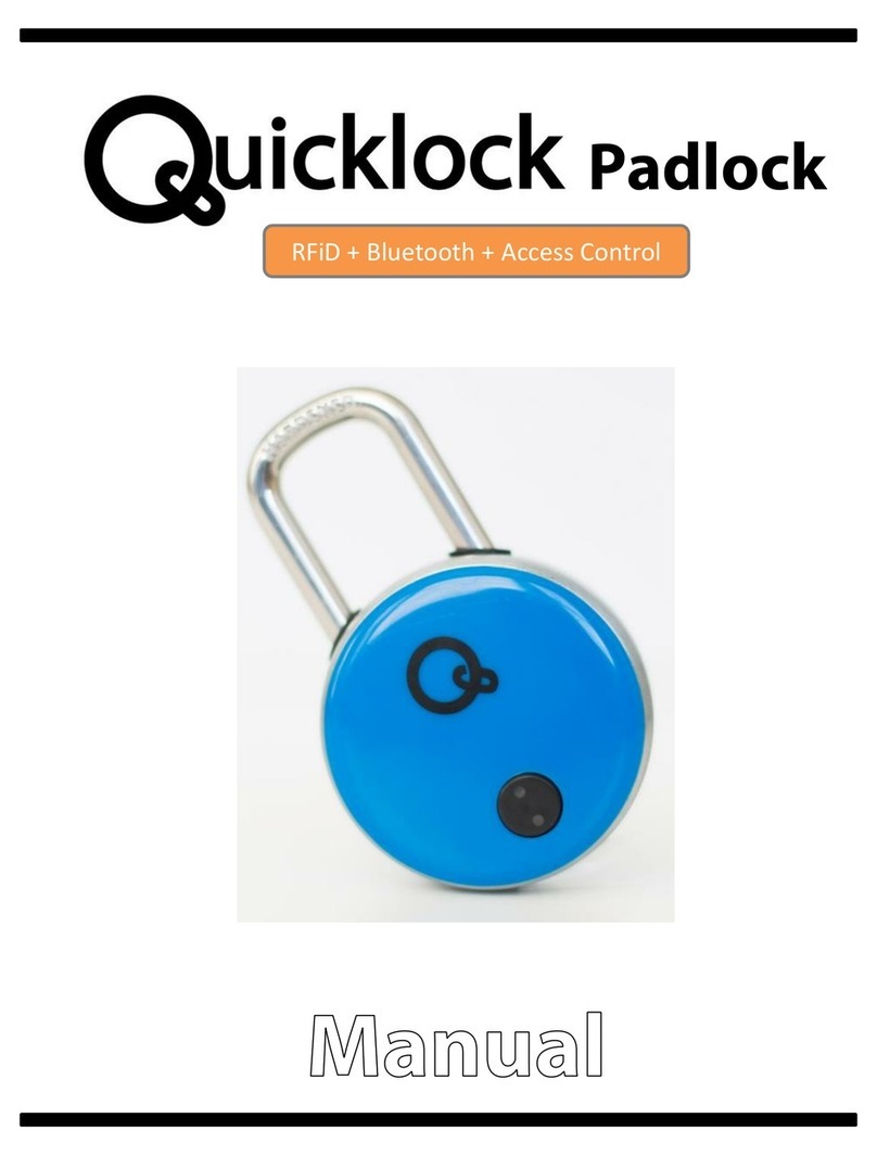 The QuickLock Padlock manual The QuickLock Padlock manual