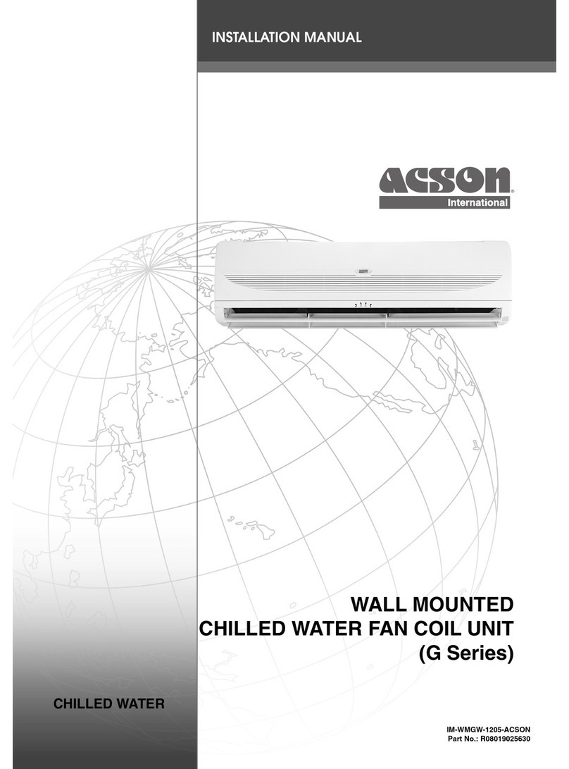 Acson WM07GW installation manual Acson WM07GW installation manual