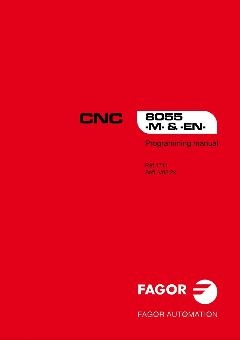 Fagor 8055 M Owner's manual