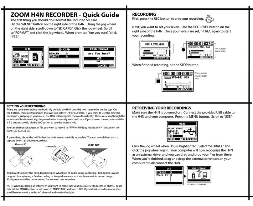 Zoom H4N User manual