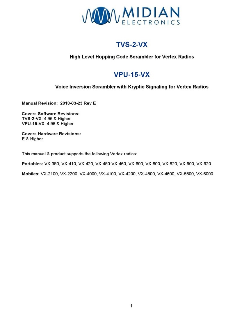 Midian TVS-2-VX user manual