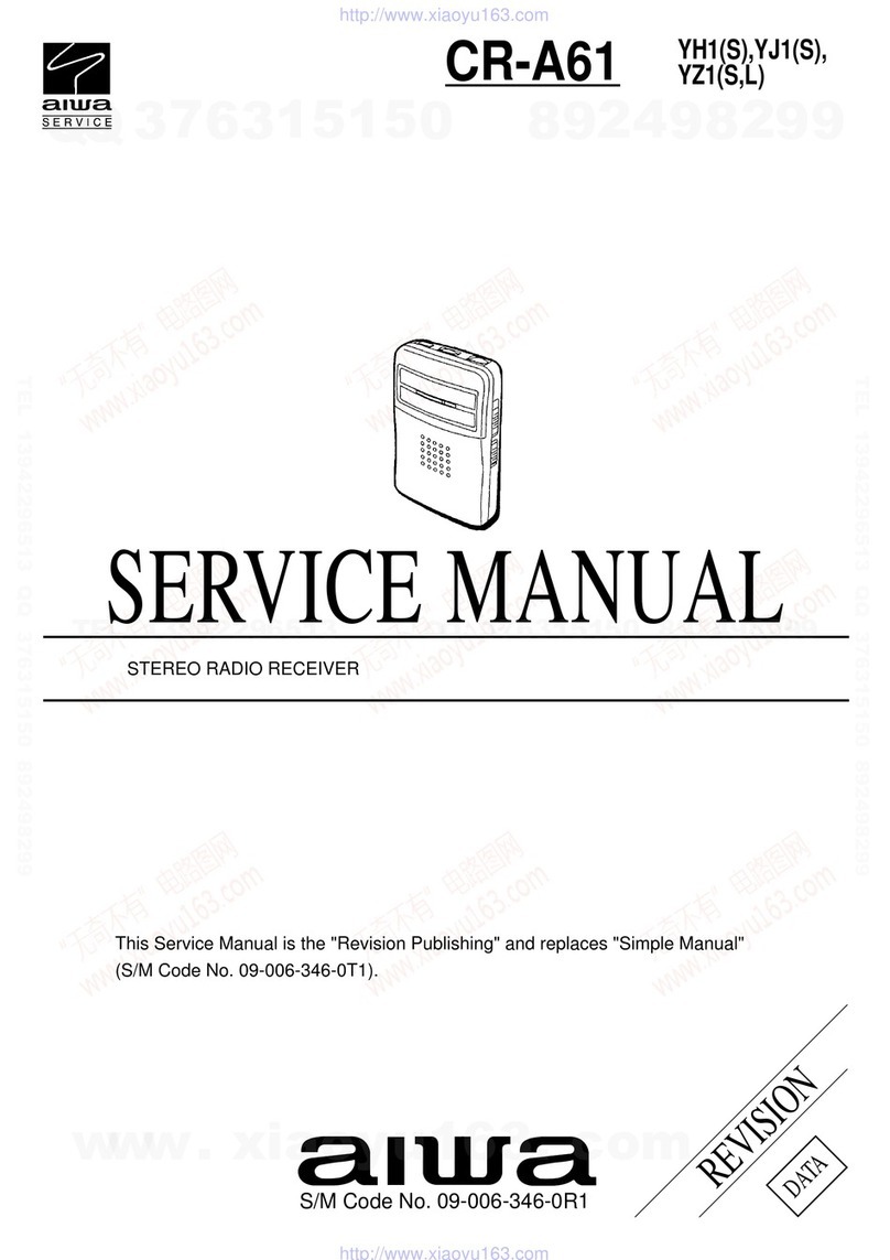 Aiwa CR-A61 Service manual