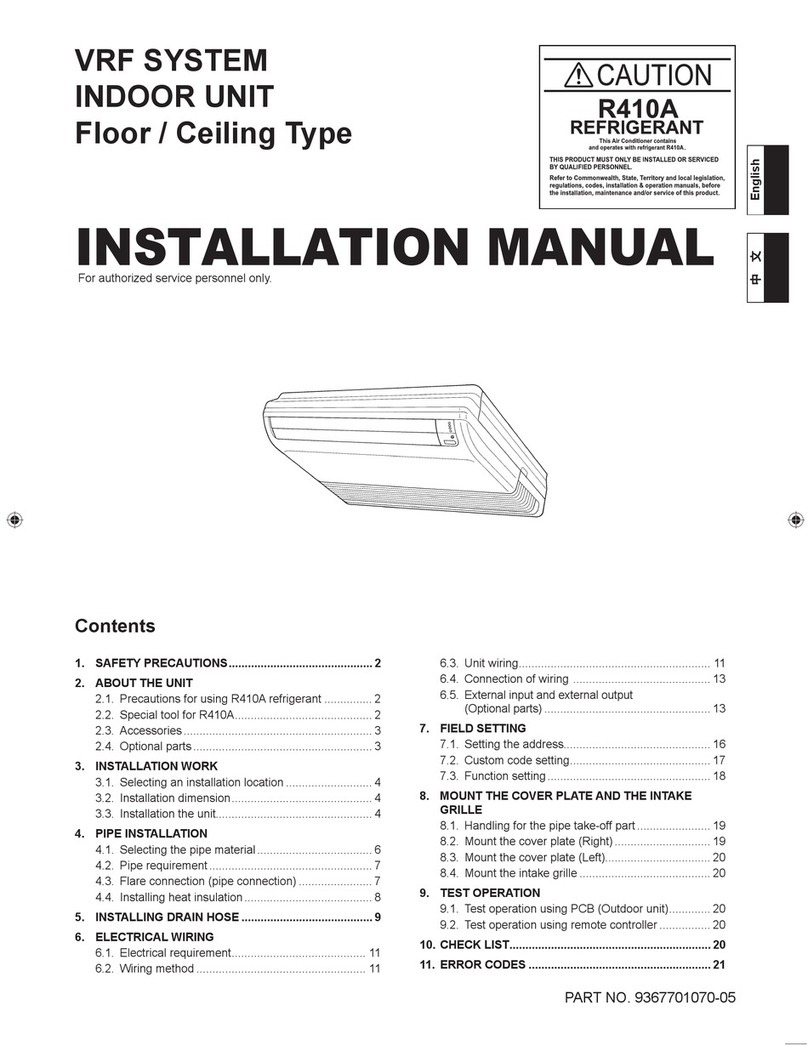 Fujitsu ABYA12-24LBTH User manual