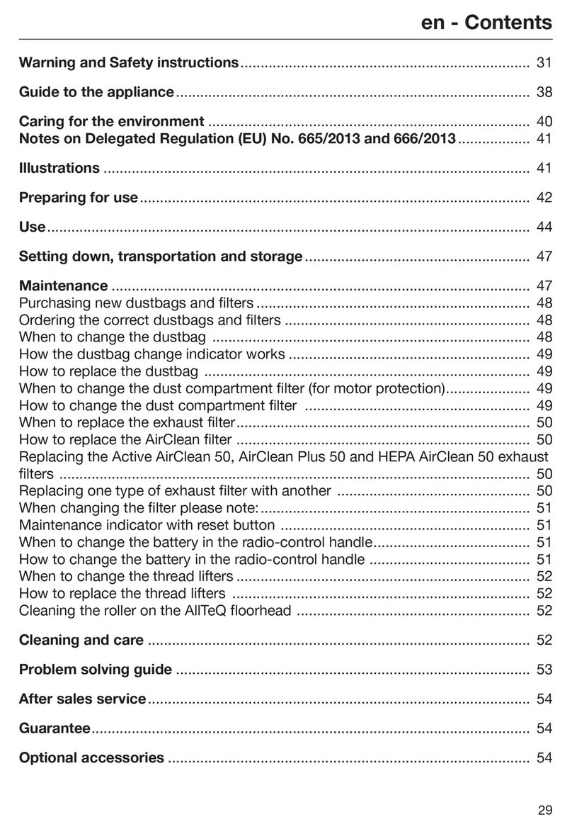 Miele 10354220 user manual