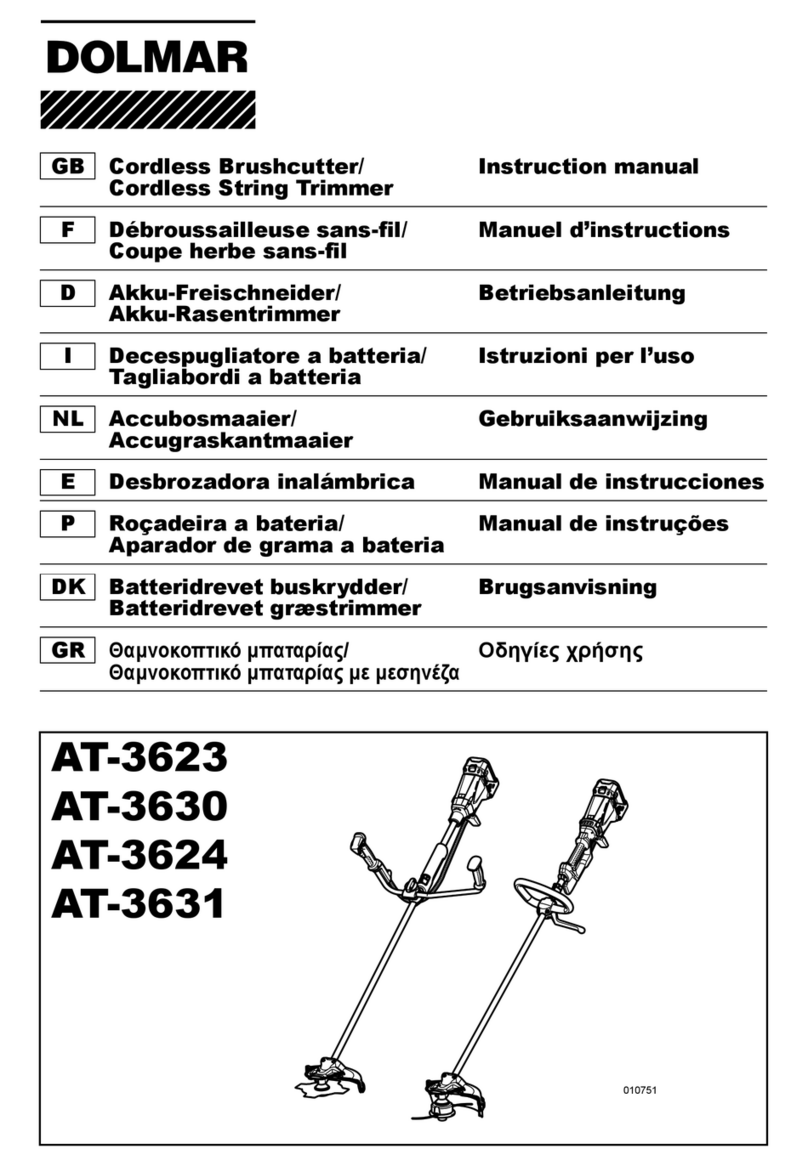Dolmar AT-3623 AT-3630 User manual