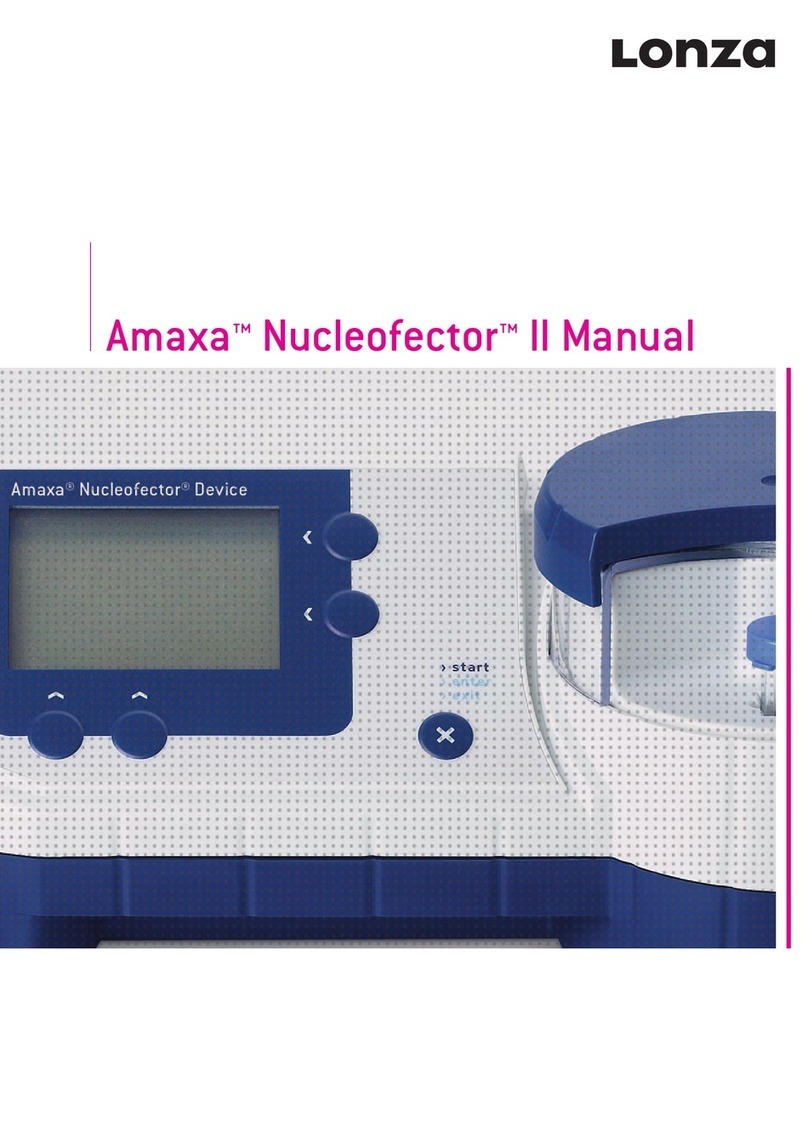 Lonza Amaxa Nucleofector II User manual