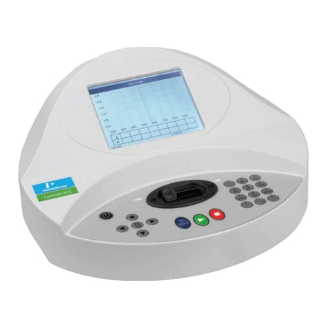 PerkinElmer Lambda XLS User manual