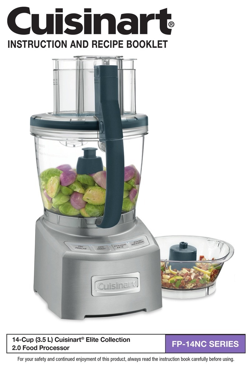 Cuisinart FP-14NC SERIES Service manual