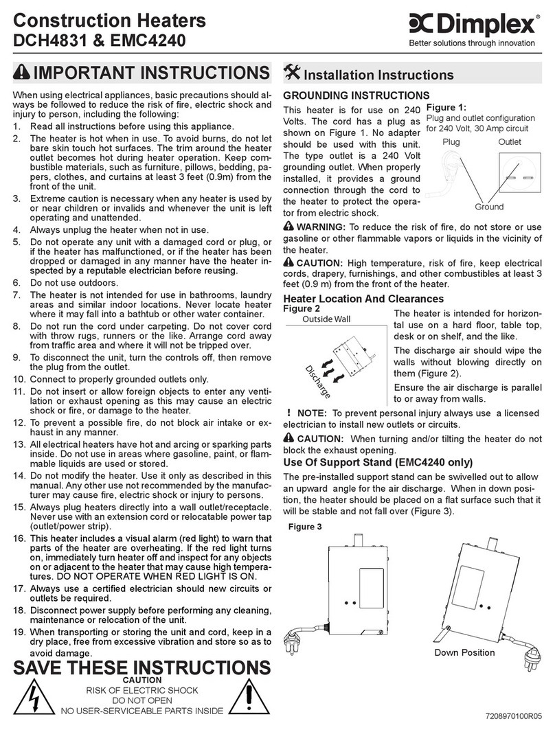Dimplex EMC4240 User manual