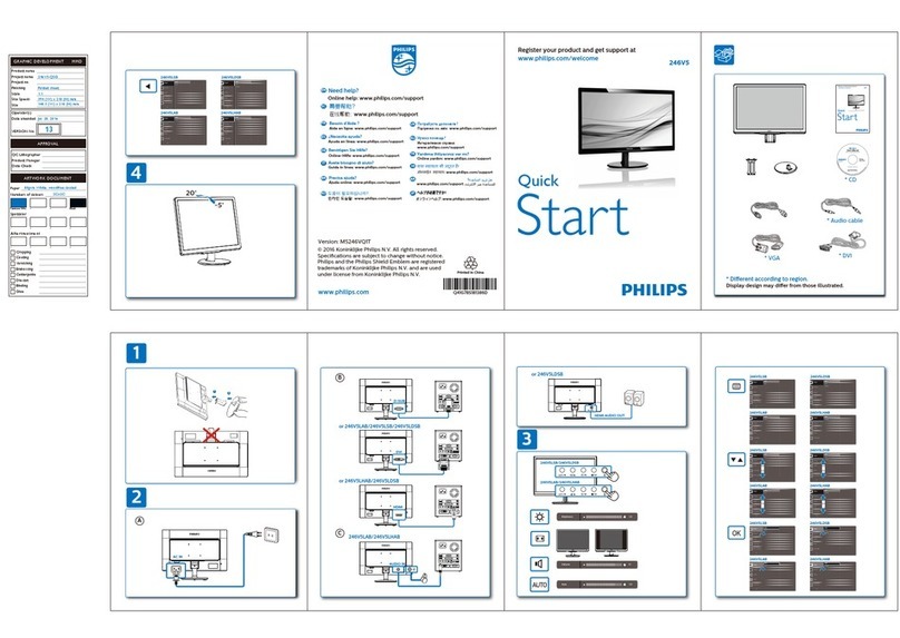 Philips 246V5 User manual