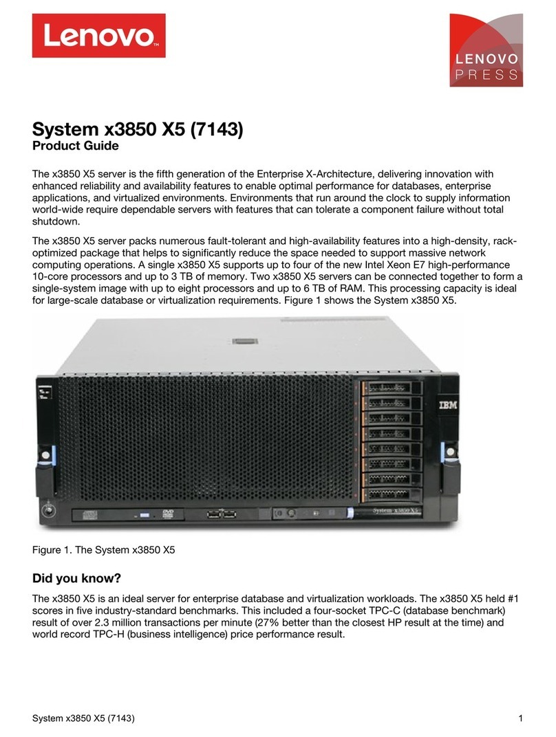 Lenovo System x3850 X5 User manual