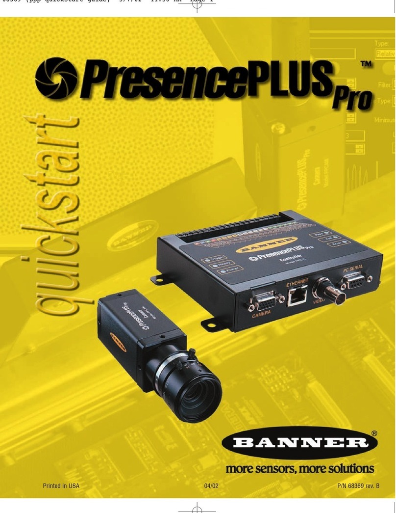 Banner PresencePLUS Pro quick start