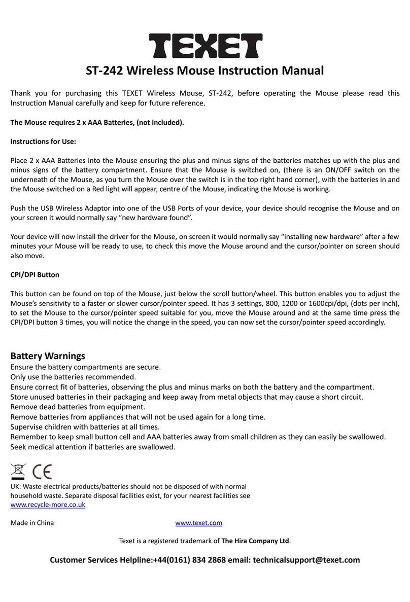 texet ST-242 instruction manual