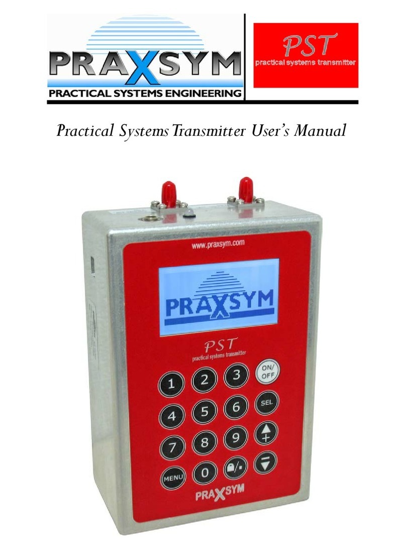 PRAXSYM PST User manual