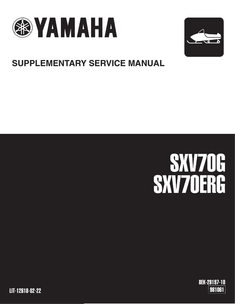 Yamaha SXV70ERG Manual