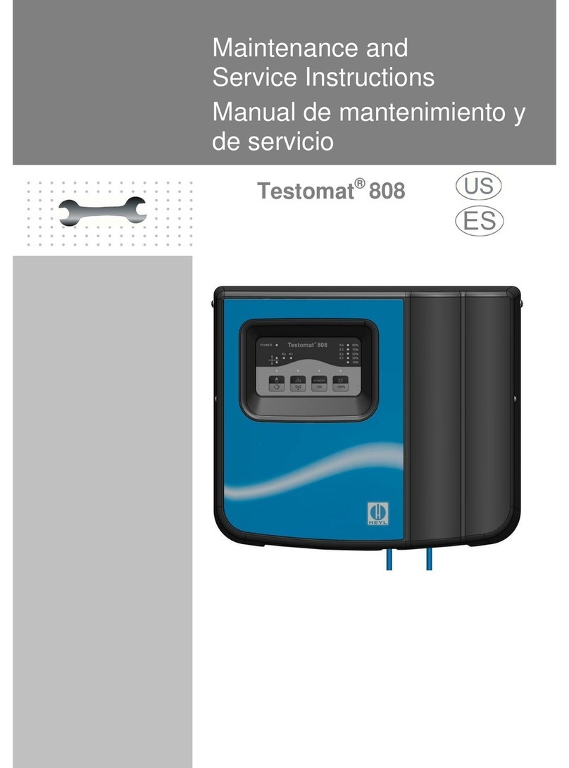 Heyl Testomat 808 Maintenance and service instructions
