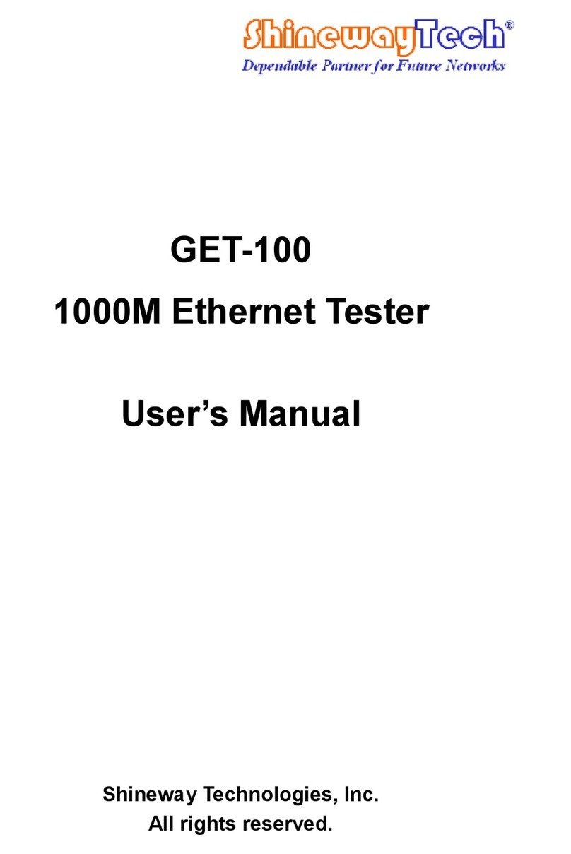 Shineway Tech GET-100 User manual