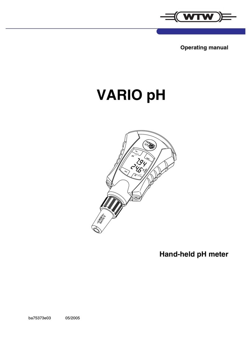 wtw VARIO operating manual