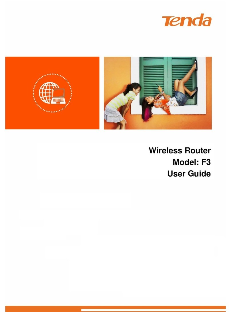 Tenda F3 User manual