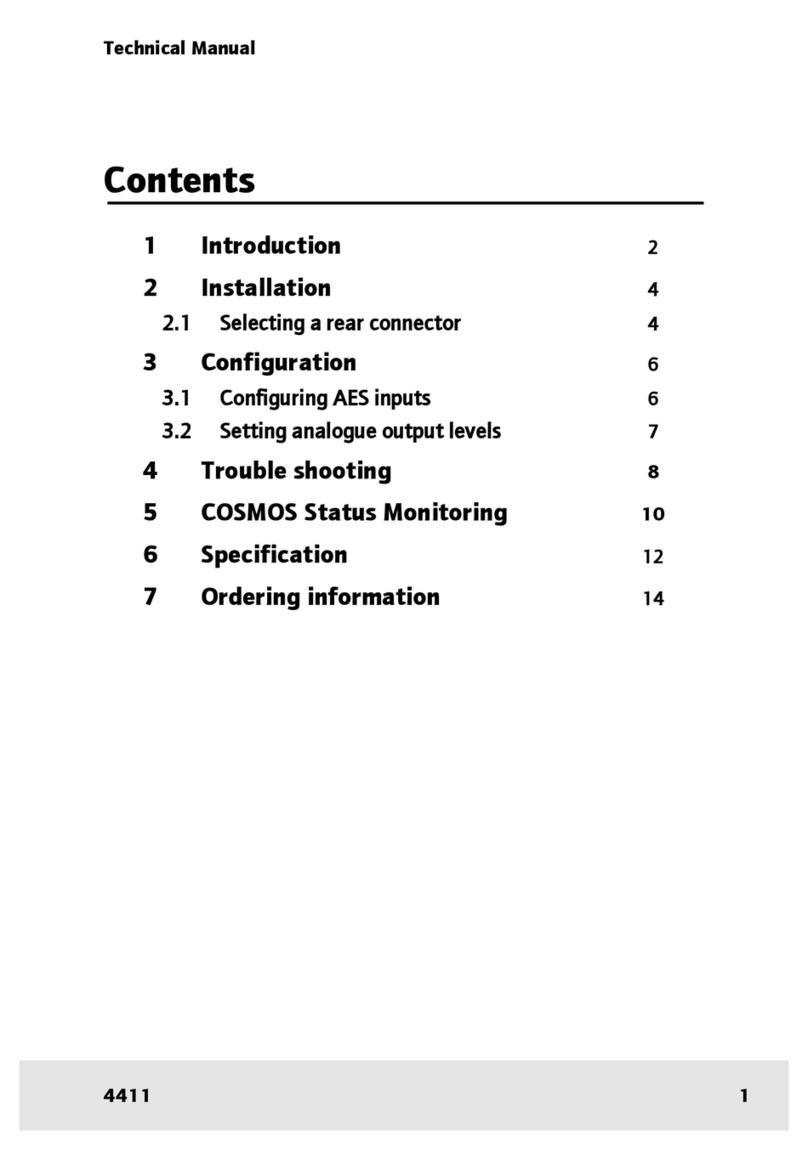 pro bel 4411 Technical manual