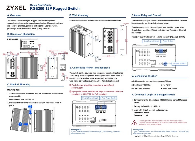 ZyXEL Communications RGS200-12P quick start guide ZyXEL Communications RGS200-12P quick start guide