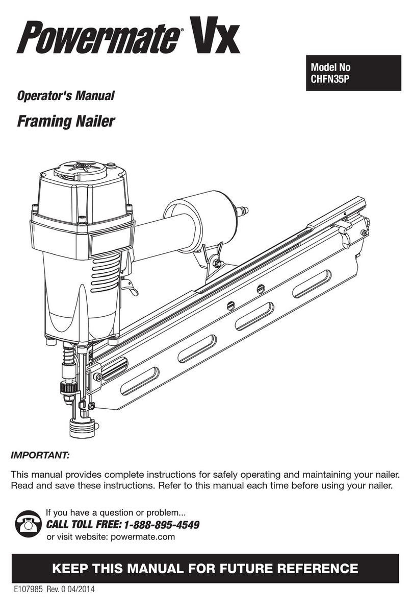 Powermate VX CHFN35P Operator's manual