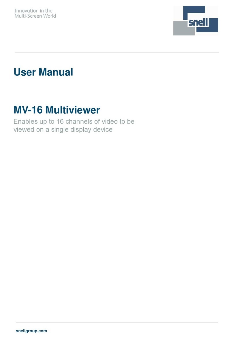 Snell MV-16 User manual